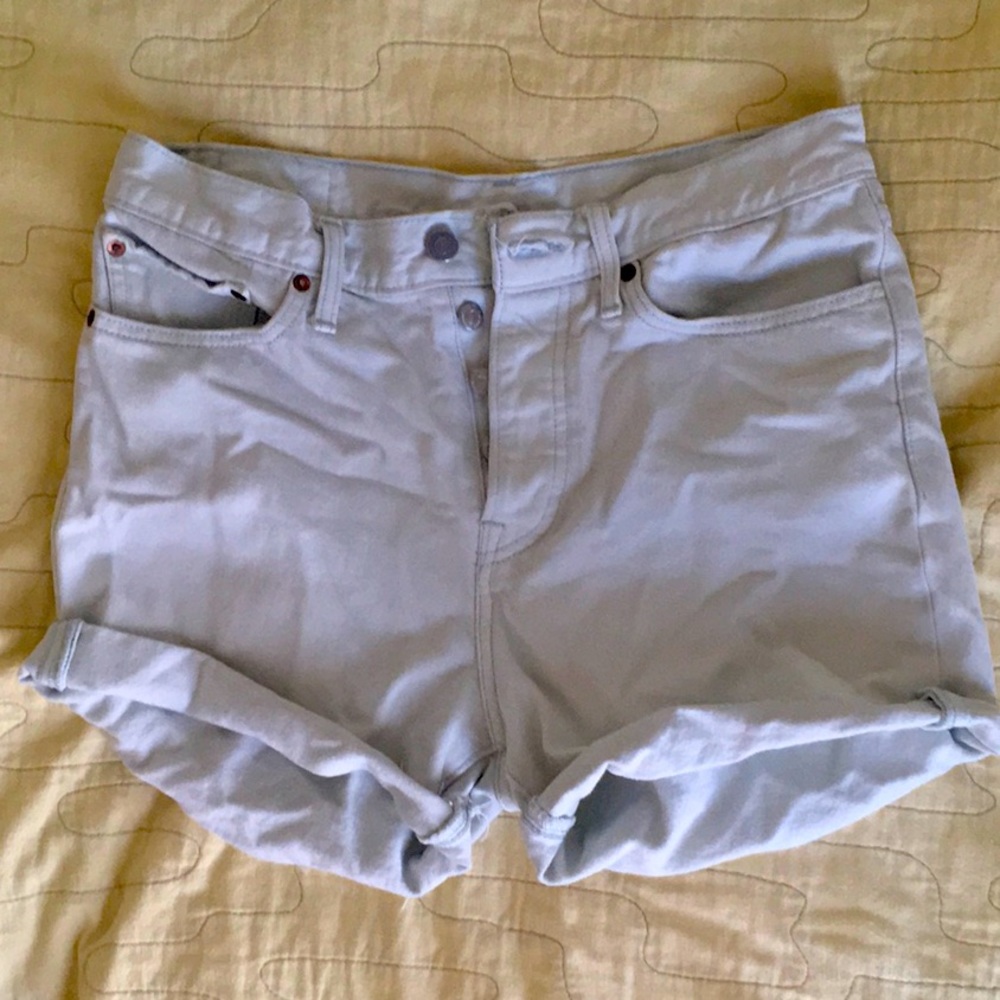 Vintage Levi Cutoff Jeans Shorts - Pale Mint